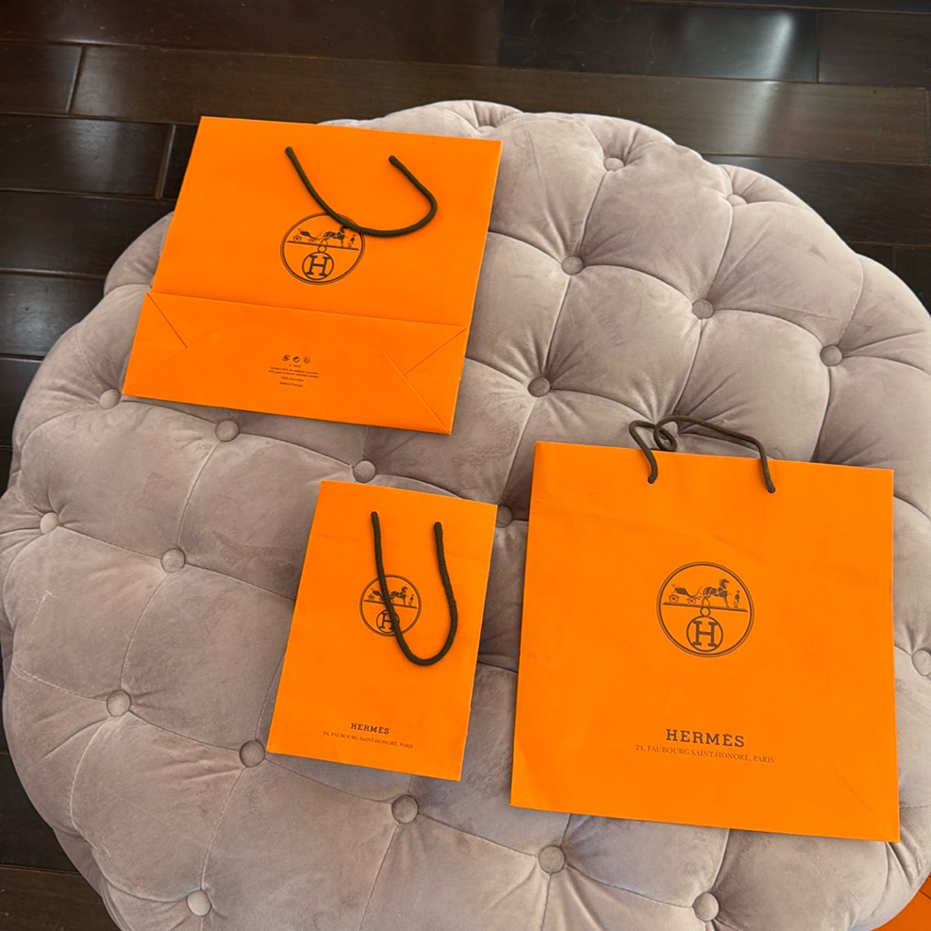 Hermes Authentic Shopping Bags